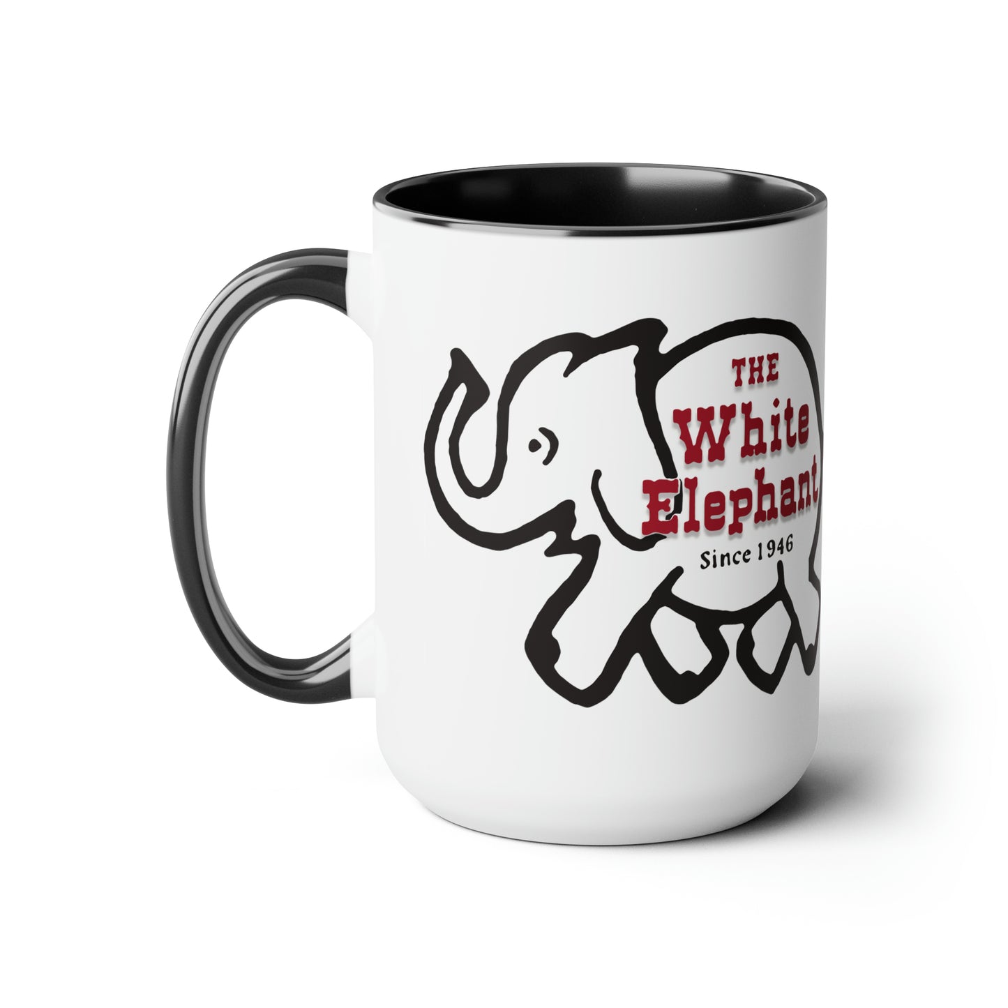 Two-Tone Coffee Mugs, 15oz