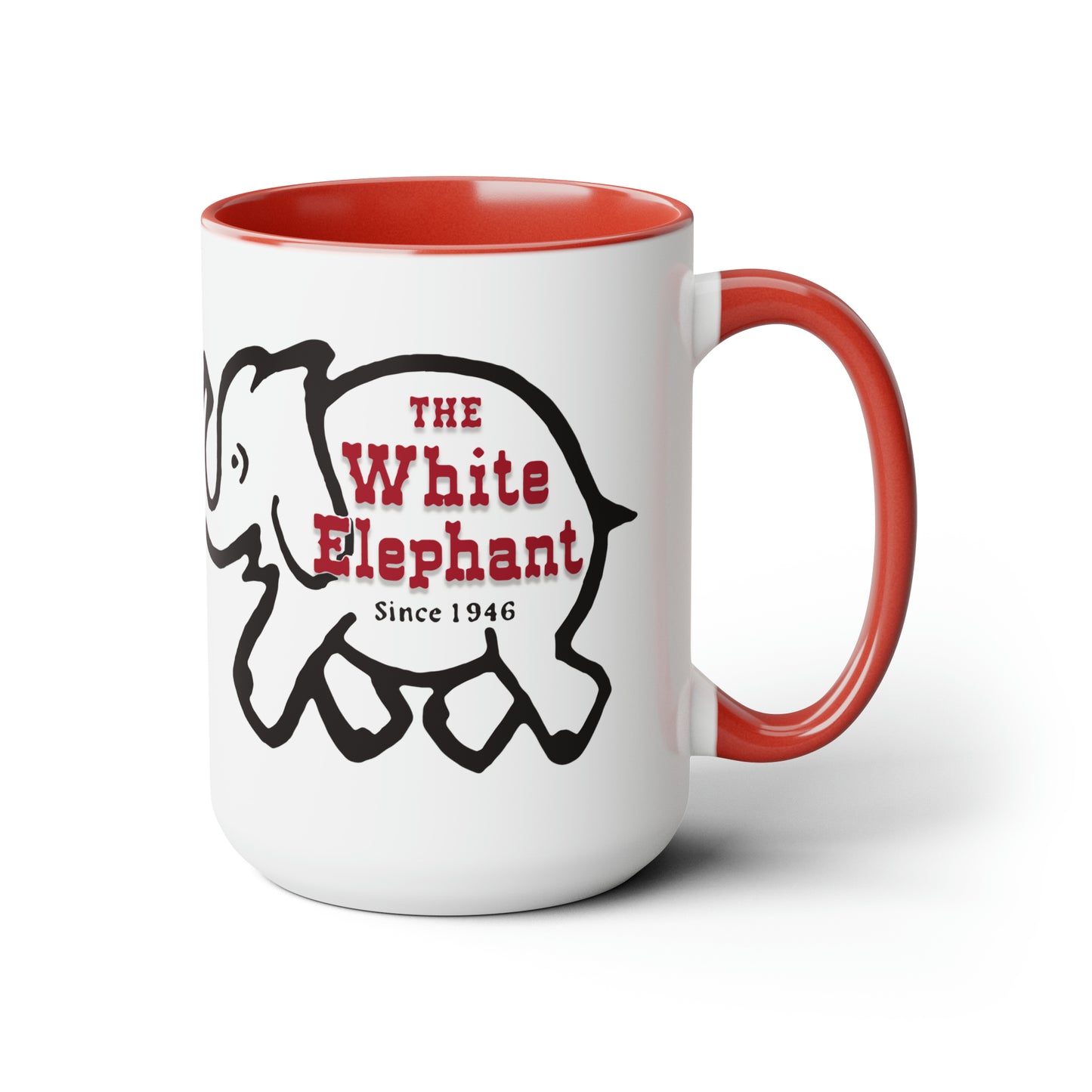 Two-Tone Coffee Mugs, 15oz