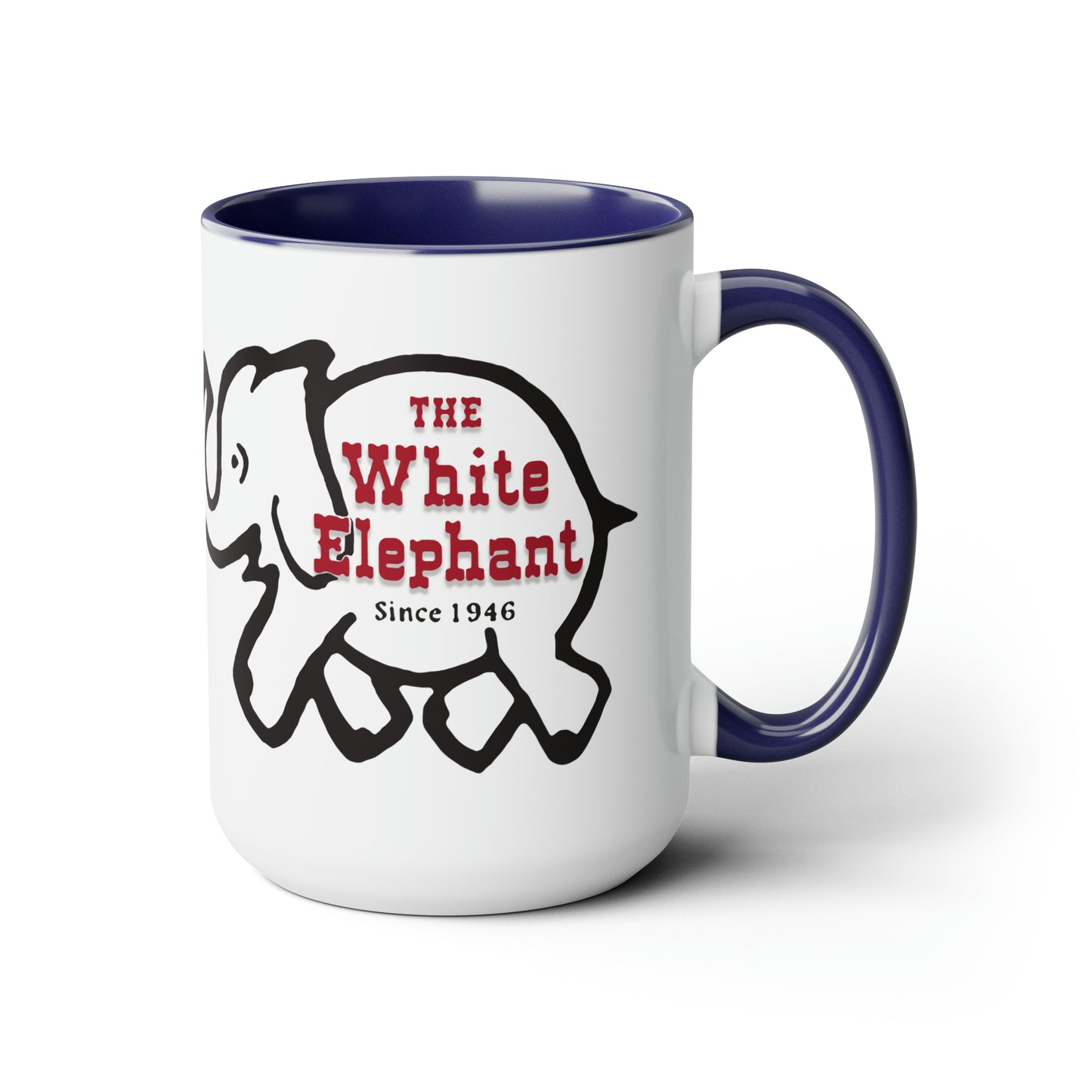 Two-Tone Coffee Mugs, 15oz