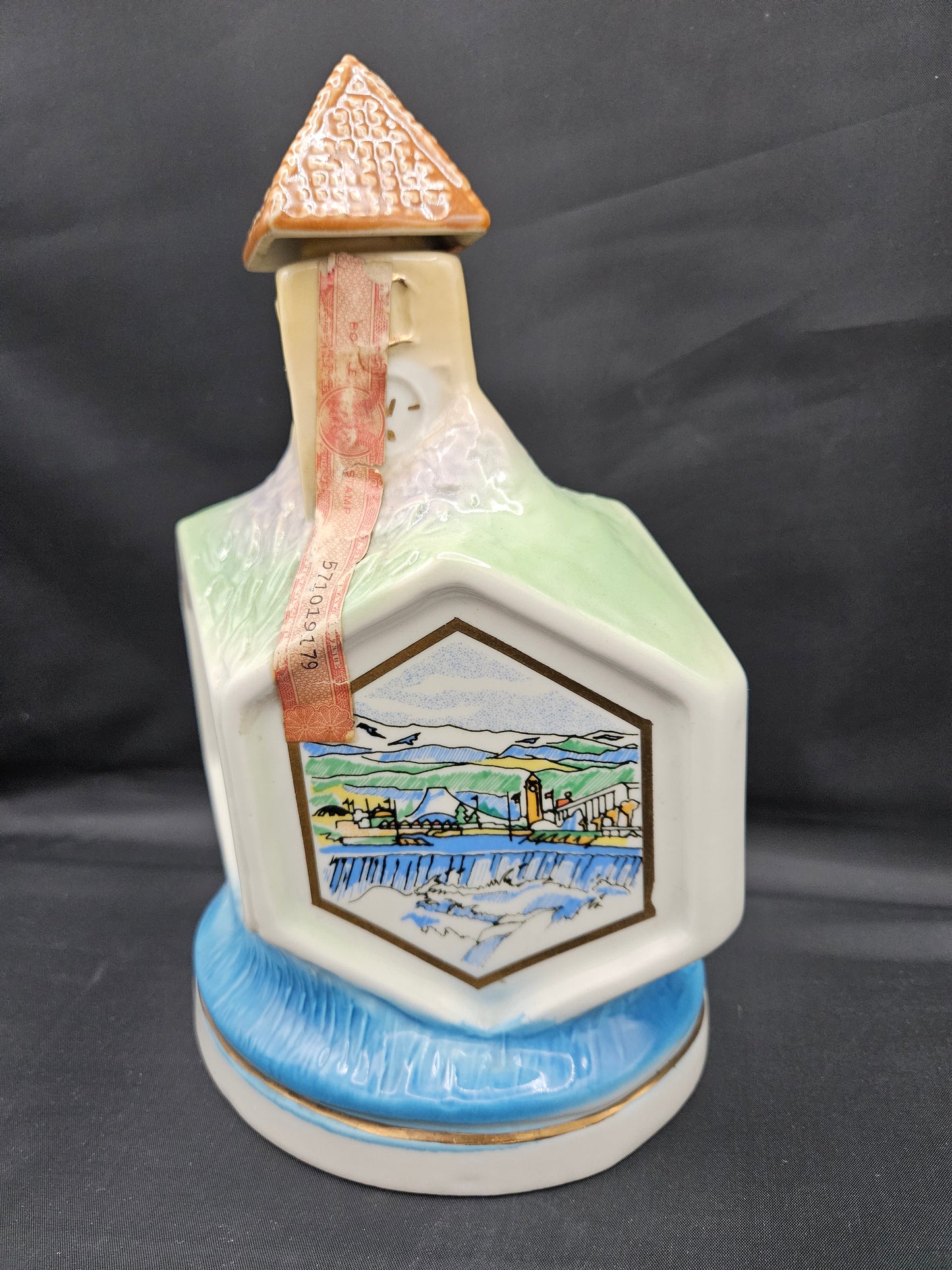 Vintage original EXPO '74 Spokane Clock tower Jim Beam empty decanter