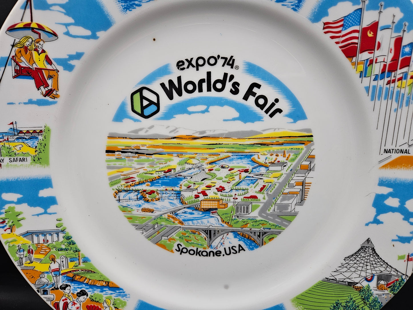 Vintage original Expo '74 plate