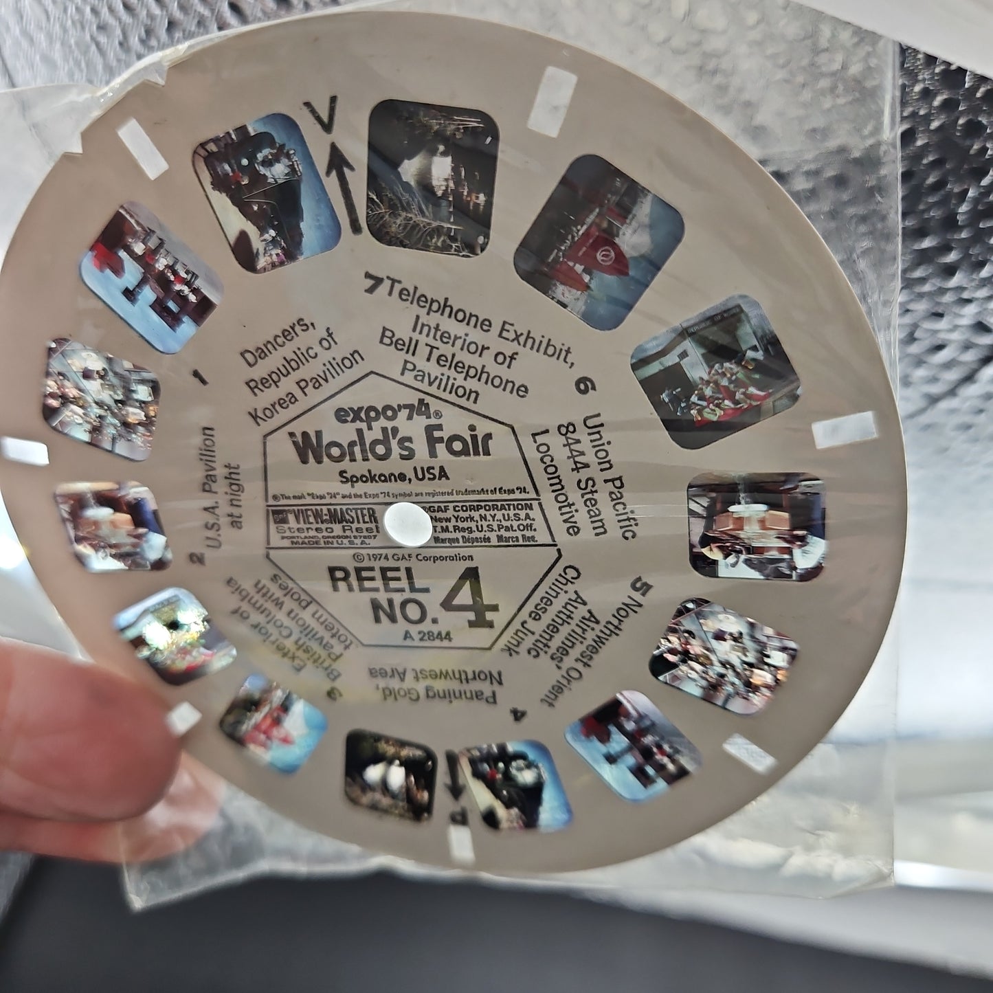 EXPO '74 Collectible Vintage VIEW-MASTER reel #s 2,3,4,5 AND 6