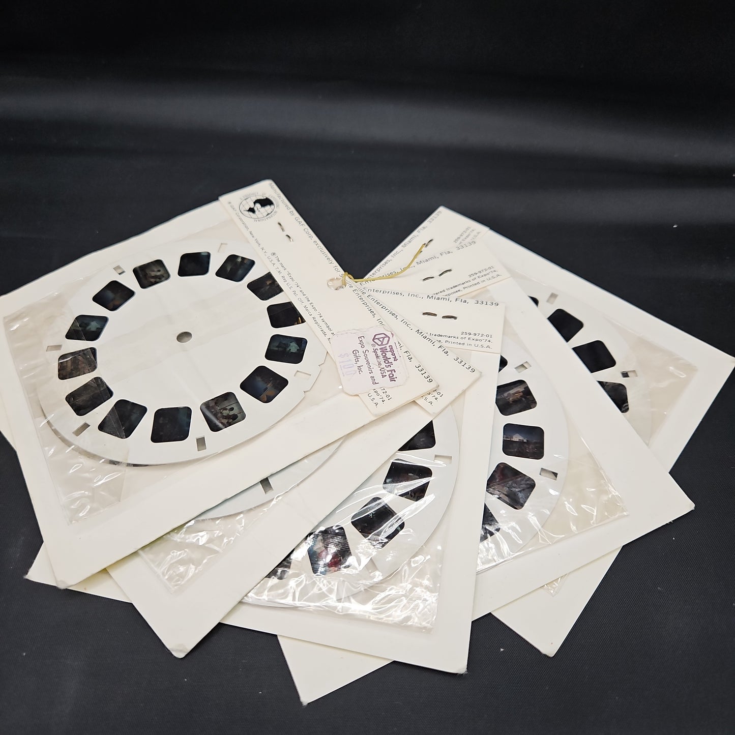 EXPO '74 Collectible Vintage VIEW-MASTER reel #s 2,3,4,5 AND 6