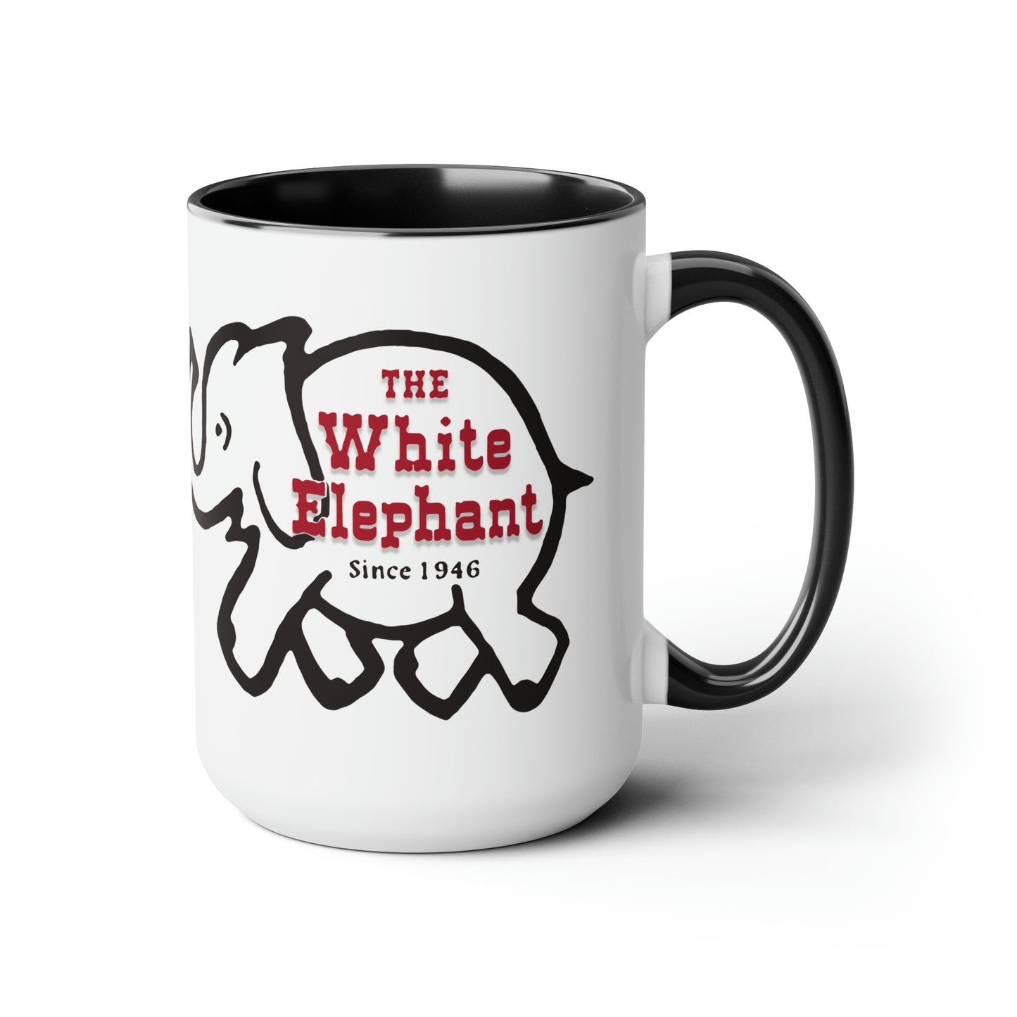 Two-Tone Coffee Mugs, 15oz