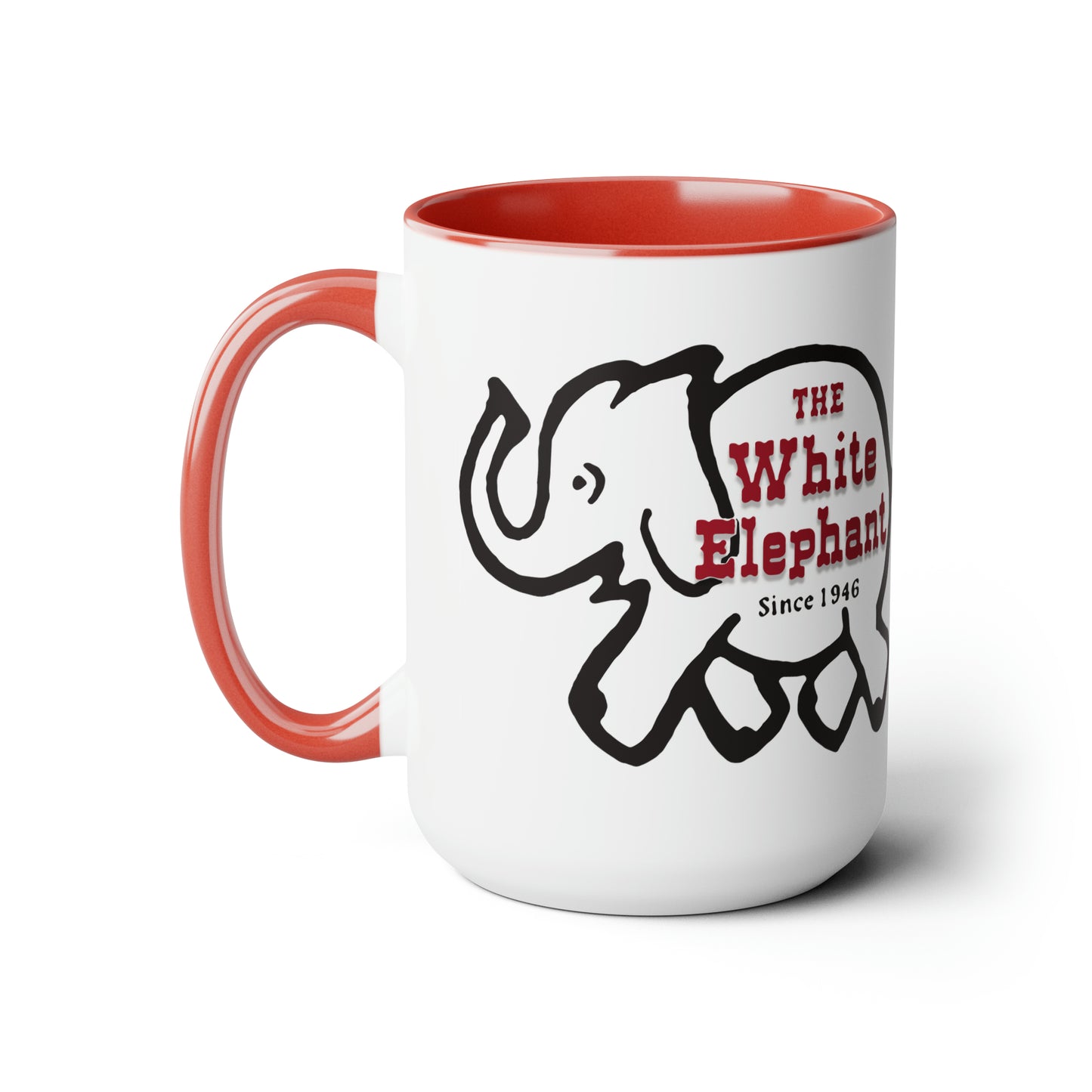 Two-Tone Coffee Mugs, 15oz