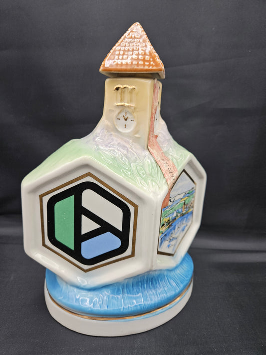 Vintage original EXPO '74 Spokane Clock tower Jim Beam empty decanter