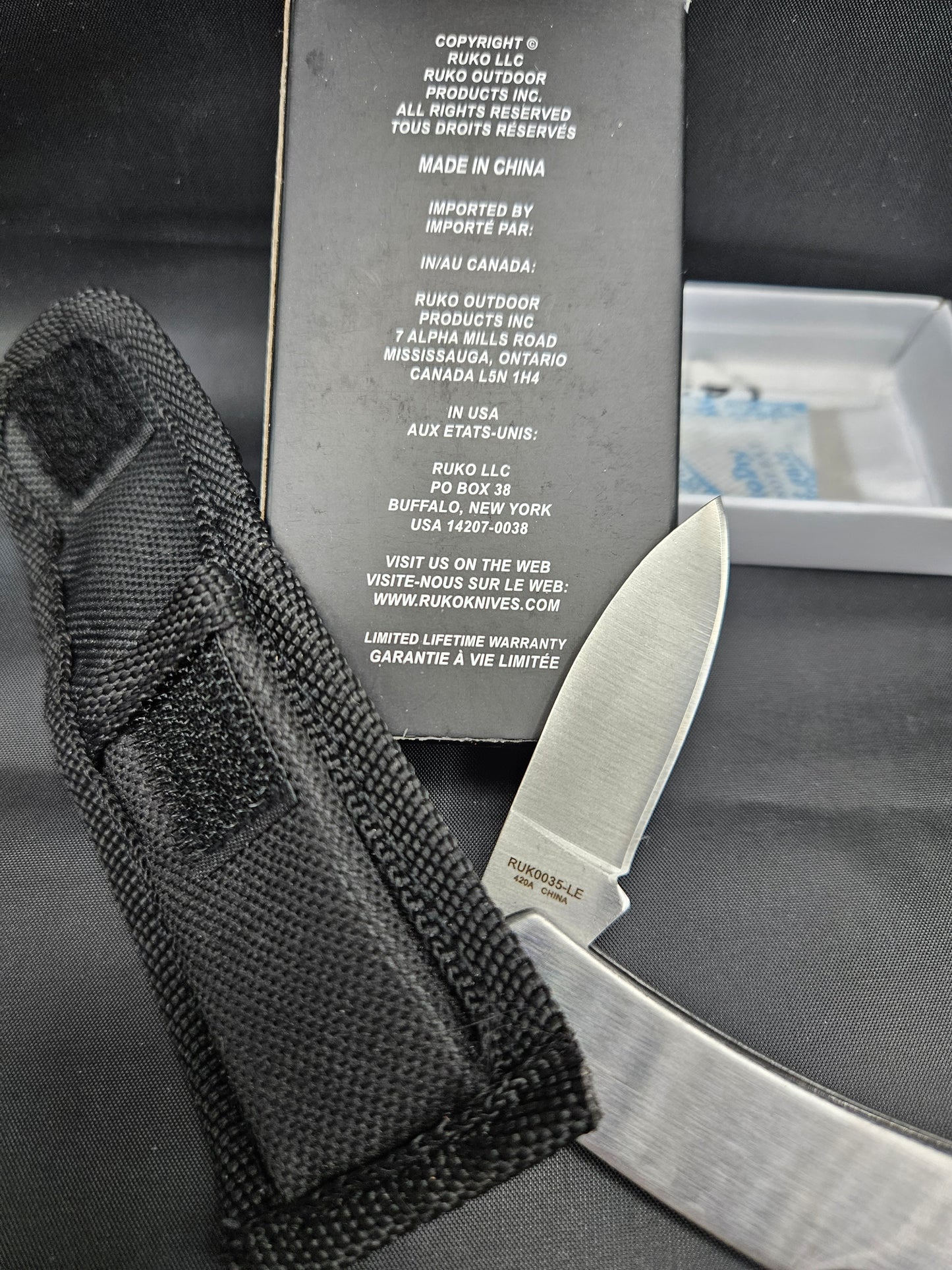 White Elephant Ruko folding pocket knife