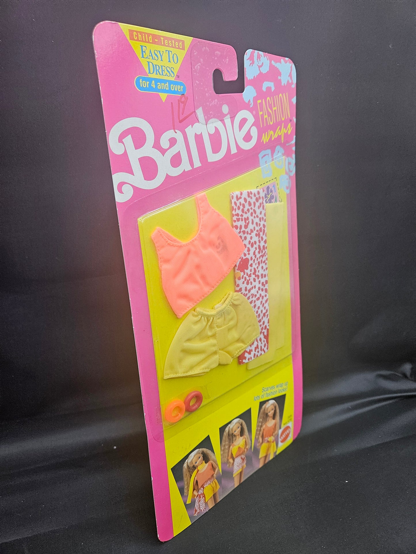 Vintage Barbie Fashion Wraps Mattel 1991