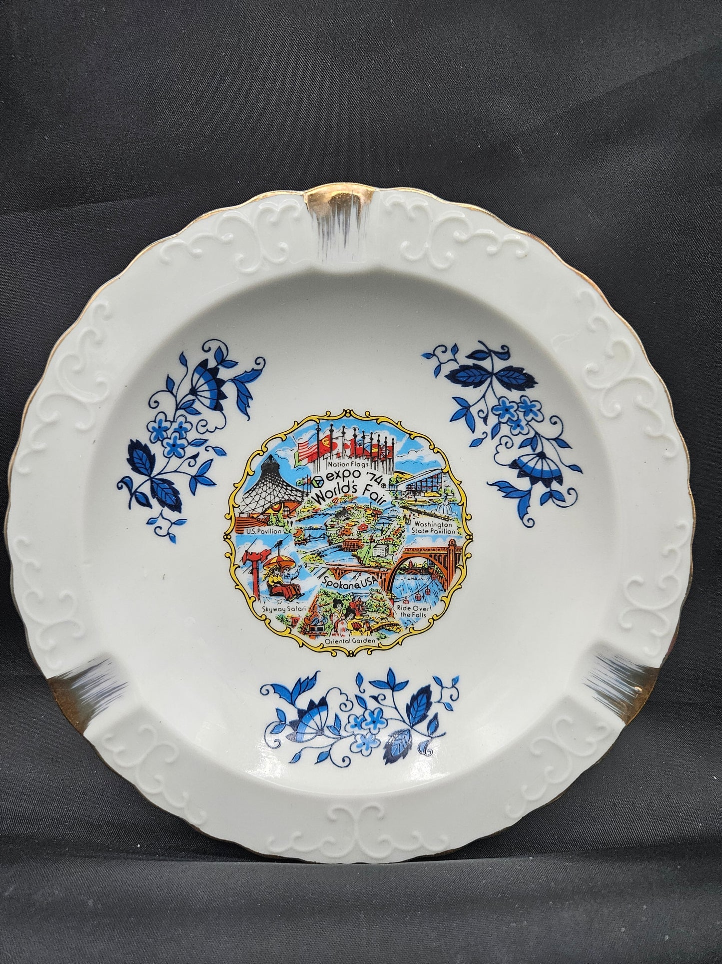 EXPO '74 original souvenir ashtray