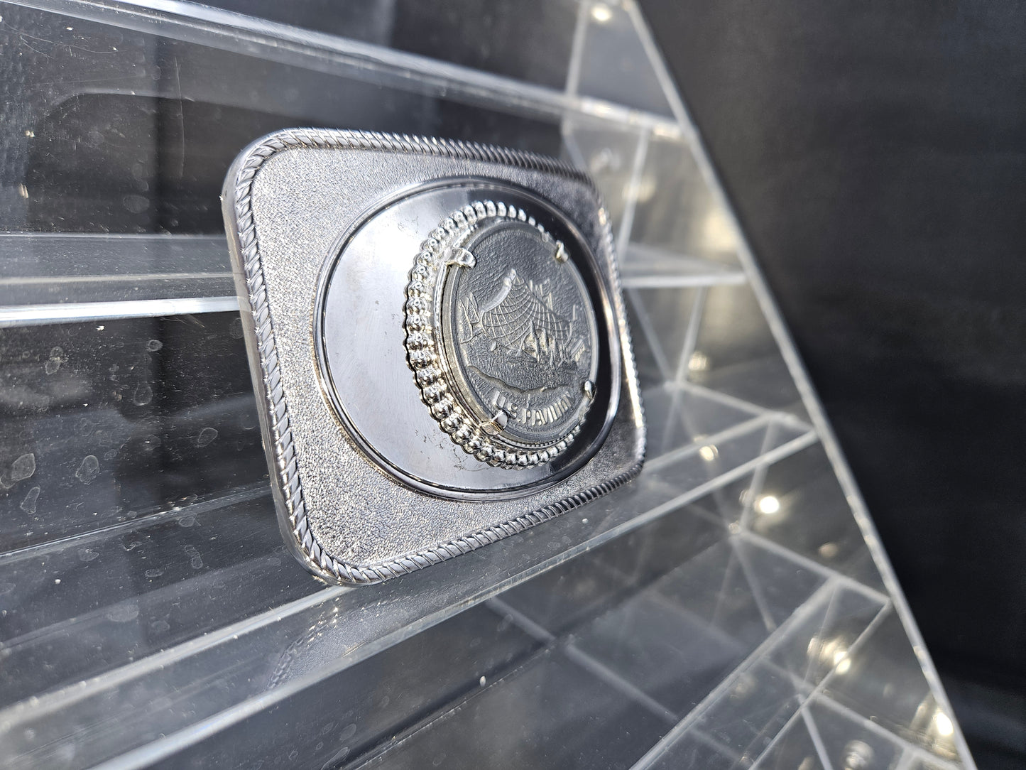 Spokane's EXPO '74 beltbuckle  silver