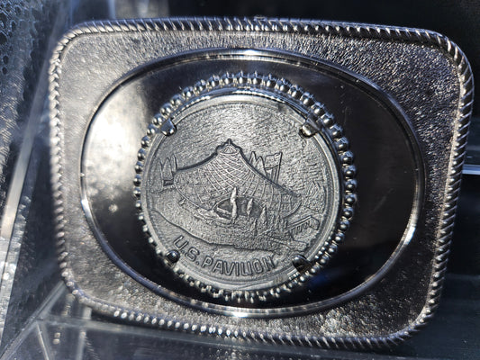 Spokane's EXPO '74 beltbuckle  silver